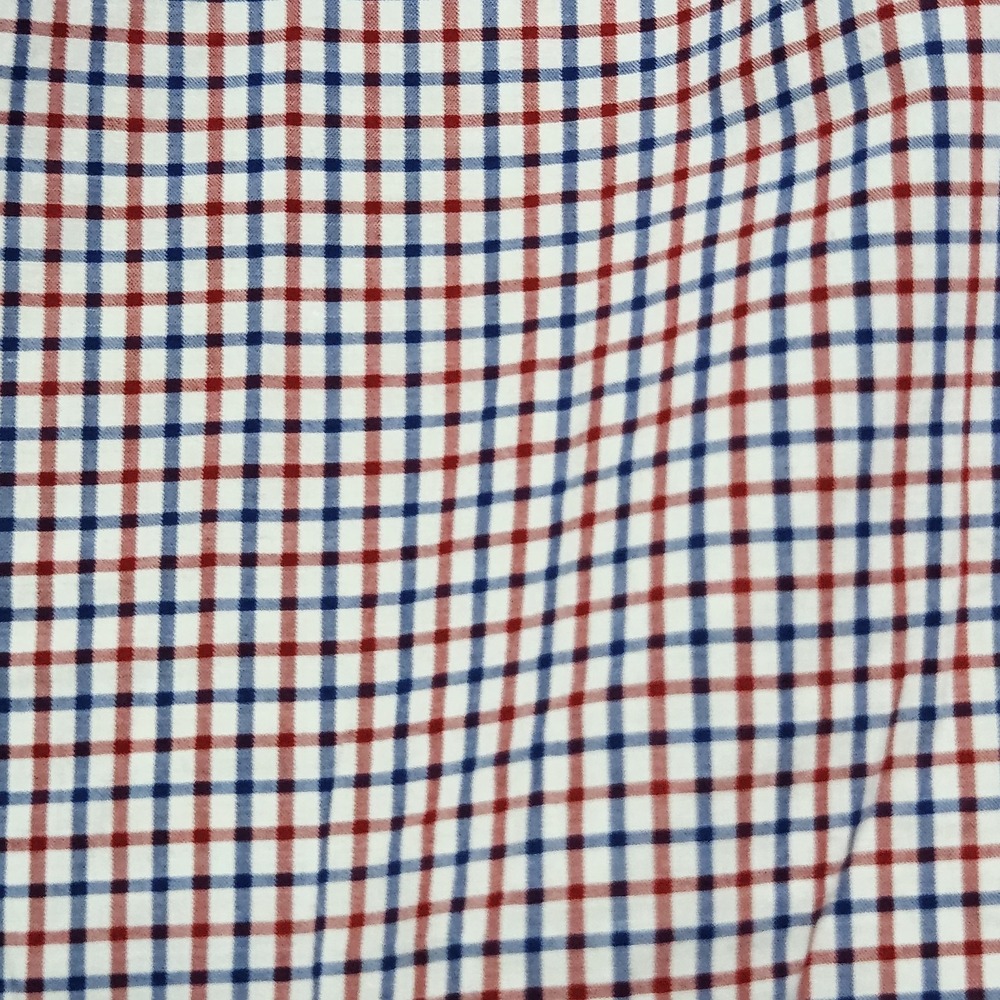 Men's Red White Blue Ralph Lauren Button Down Plaid Shirt Size Medium - Picture 7 of 10